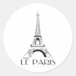 vintage le paris sticker