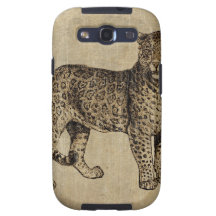 Vintage Leopard Samsung Galaxy SIII Cases