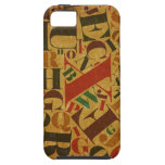 vintage letters texture case iPhone 5 cases
