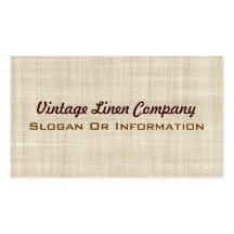 Vintage Linen Business Cards