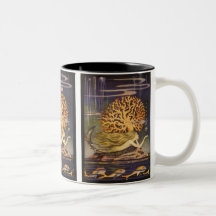 Vintage Little Mermaid Ocean Coral Fairy Tale Coffee Mug