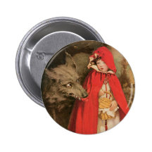 Vintage Little Red Riding Hood Jessie Wilcox Smith Pin