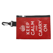 Vintage-Look Keep Calm and Carry On Accessories Bags