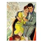 Vintage Love and Romance, Roller Coaster Ride Postcards