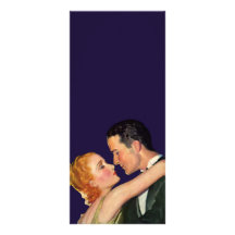 Vintage Love and Romance, Romantic Hollywood Rack Card Template