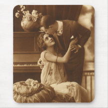 Vintage Love and Romance, Romantic Music Mouse Pads