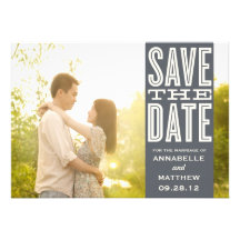 VINTAGE LOVE | SAVE THE DATE ANNOUNCEMENT