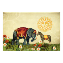 Vintage Love Valentine Collage Photo Print