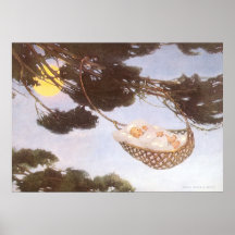 Vintage Lullaby, Rock Bye Baby Jesse Willcox Smith Poster