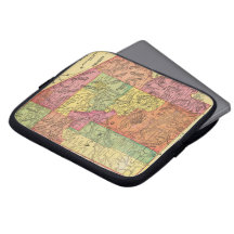 Vintage Map of Arizona (1909) Laptop Computer Sleeve
