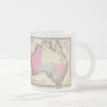 Vintage Map of Australia (1862) Coffee Mug