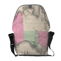 Vintage Map of Australia (1862) Courier Bag