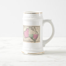 Vintage Map of Australia (1862) Mugs