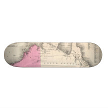 Vintage Map of Australia (1862) Skateboard Decks