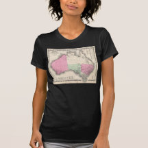 Vintage Map of Australia (1862) Tees