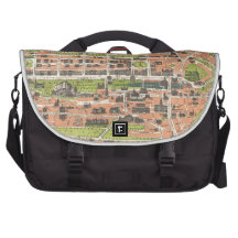 Vintage Map of Edinburgh Scotland (1935) Laptop Messenger Bag
