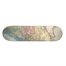 Vintage Map of New England (1821) Skate Board Deck