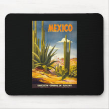 Vintage Mexico Mouse Pads