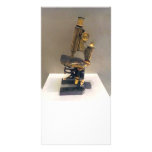 Vintage Microscope Photo Greeting Card