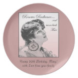 Vintage Milestone Birthday plate