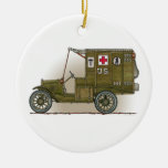 Vintage Military Ambulance Ornament