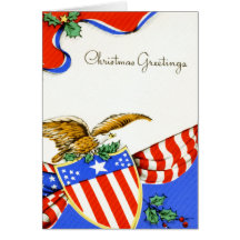 Vintage Military Christmas Card
