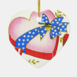 Vintage Military Valentine Ornament