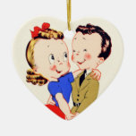 Vintage Military Valentine Ornament