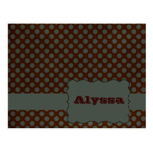 Vintage Monogrammed Post Cards