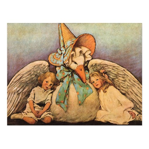 Vintage Mother Goose Children Jessie Willcox Smith Post Card