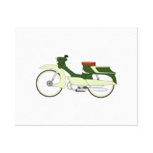 Vintage Motorcycle Canvas Prints