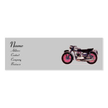 VINTAGE MOTORCYCLES MONOGRAM BUSINESS CARD TEMPLATES