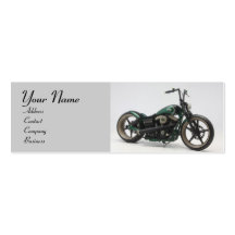 VINTAGE MOTORCYCLES red white grey black Business Card Template