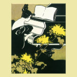 Vintage Music, Miss Traumerei Playing Piano, Reed invitations