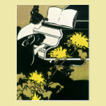 Vintage Music, Miss Traumerei Playing Piano, Reed postcards