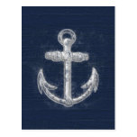 Vintage Nautical Anchor Postcard