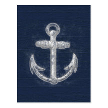 Vintage Nautical Anchor Postcard