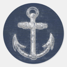 Vintage Nautical Anchor Stickers