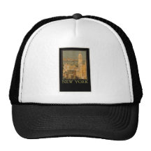 Vintage New York from Glasgow by the Anchor Line Trucker Hat