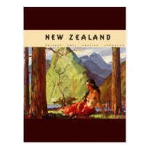 Vintage New Zealand Post Card