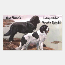Vintage Newfoundland Lunch Protection Stickers