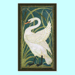 Vintage Nouveau Swan Business Card business cards