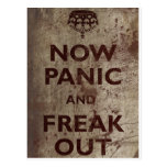Vintage Now Panic & Freak Out Postcards