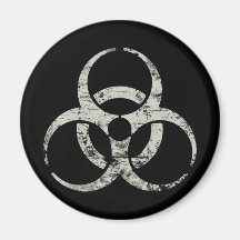 Vintage Nuclear Symbol Magnets