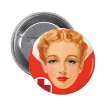 Vintage Nurse Buttons