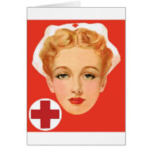 Vintage Nurse Card