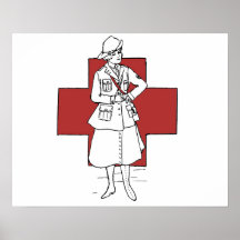 Vintage Nurse Poster