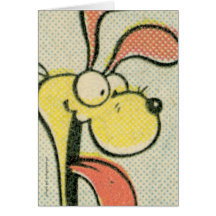 Vintage Odie, card