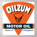 Vintage Oilzum motor oil sign Print