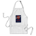 Vintage Old Retro Crate Product Goods Label Veggie Apron